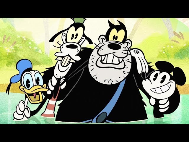 Swimmin’ Hole | A Mickey Mouse Cartoon | @disneykids