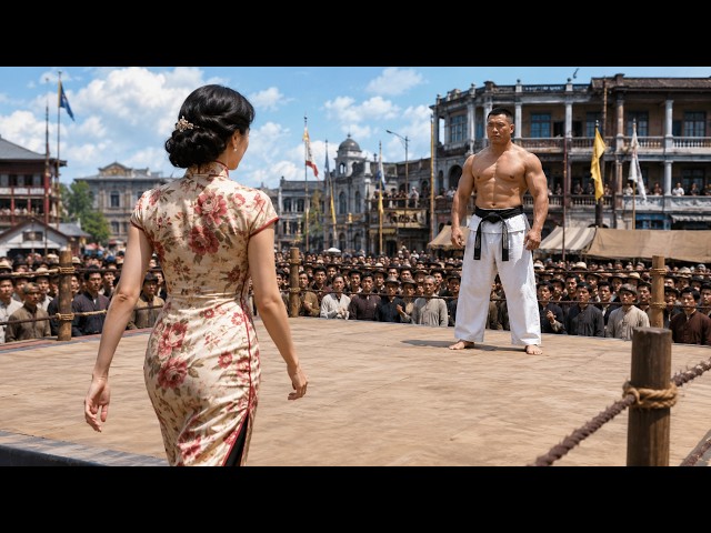 A karate master mocks a Chinese girl, unaware she's a kung fu master who strikes back!