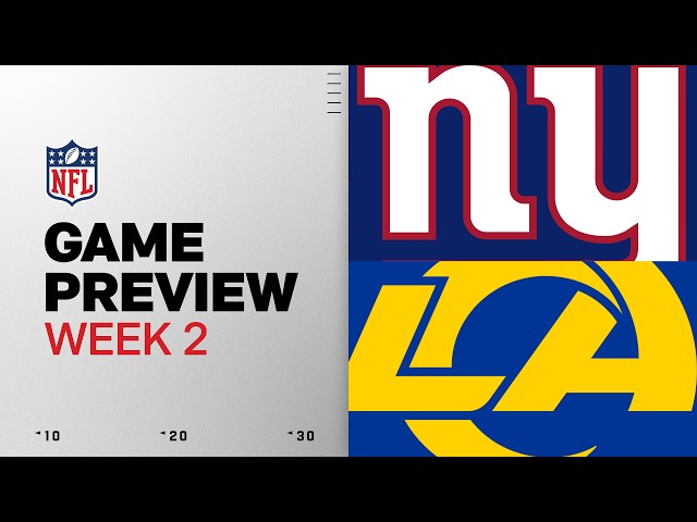 New York Giants vs Los Angeles Rams Game Preview | 2026 Week 2