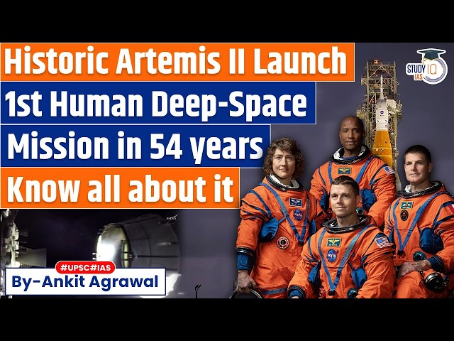 Artemis II: NASA's First Crewed Lunar Mission in 50 Years | Ankit Agrawal Study IQ