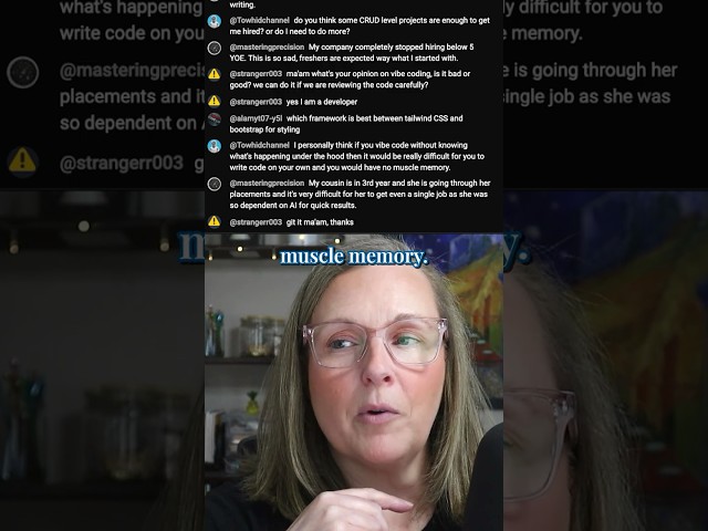 Does Vibe Coding Hurt Muscle Memory? #shorts #ai #vibecoding