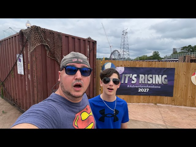 NEW Coaster Coming to Six Flags Great Adventure! | Shoreline Pier Open