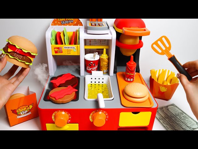 Toy asmr 🍔 Burger Shop ASMR Satisfying with Unboxing | Review Toys