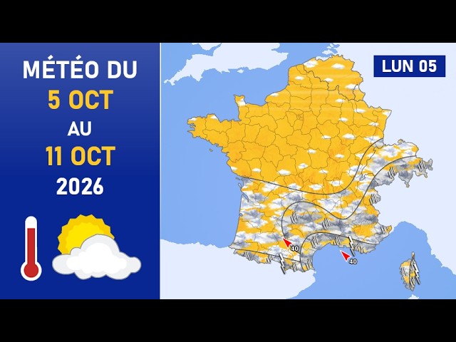 Weather Forecast for Monday, October 5 to Sunday, October 11, 2026