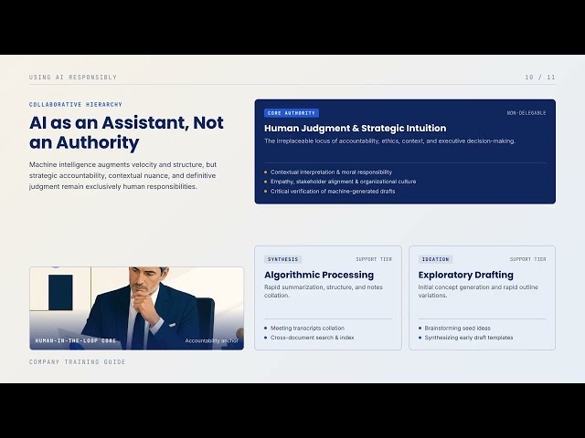Using AI Responsibly  Company Training Guide