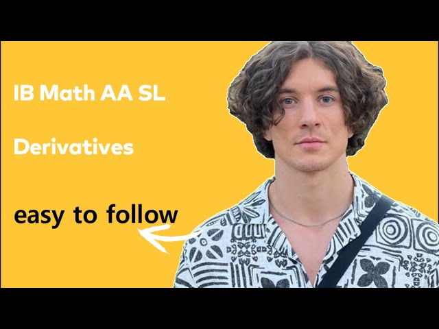 IB Math AA SL | Derivatives | Paper 1 May 2024 TZ1, ex 5