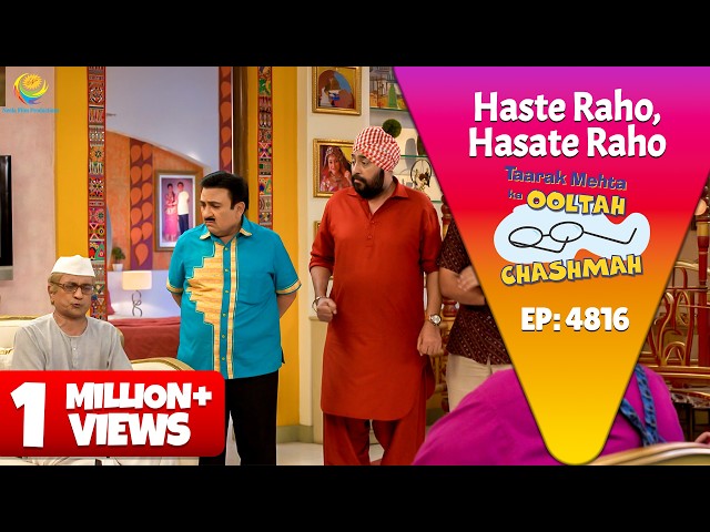 NEW! Ep 4816 - Society Members Searching for a Baba to Catch a Ghost? | Taarak Mehta ka Ooltah Ch...