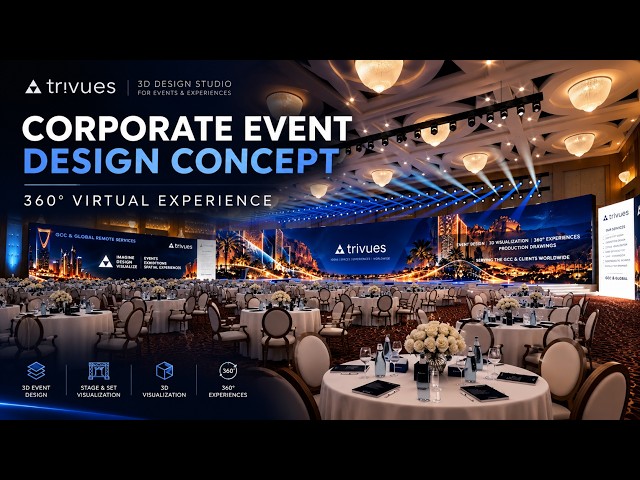 360° Virtual Experience | Interactive Event & Exhibition Visualization | trivues