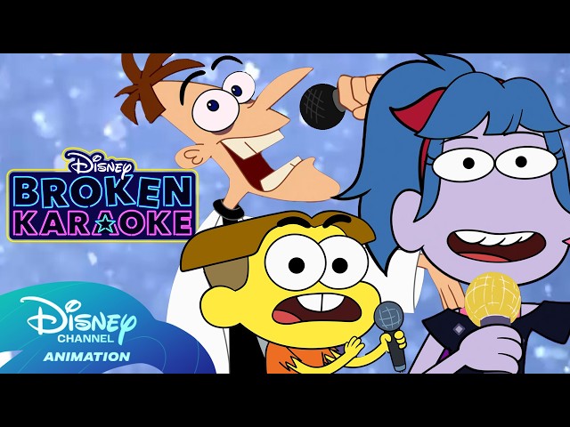 Broken Karaoke Seasons 1~3 Compilation! 🤩🎤 | Big City Greens, Kiff & More | Disney Channel