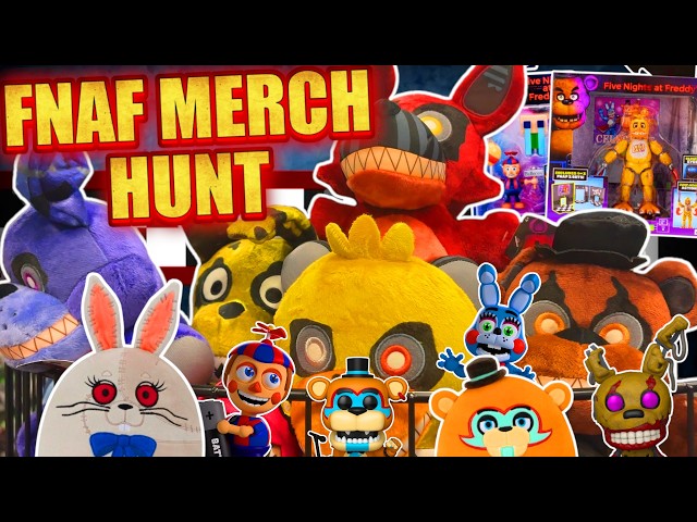 MY FIRST EVER FNAF MERCH HUNT! (Jazwares, Funko, Youtooz, & MORE!)