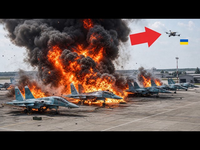 Ucrania Esperó a que Rusia Dejara Seis Su-34 en la Plataforma — Luego Los Voló