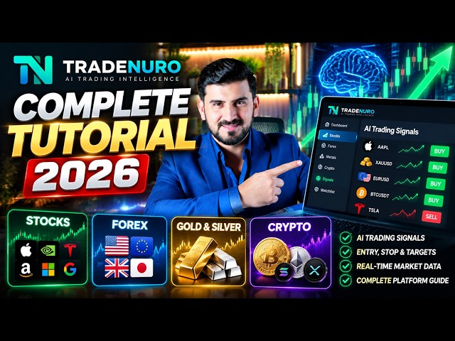 TradeNuro AI Tutorial 🚀 | AI Trading Signals for Stocks, Forex, Gold & Crypto!