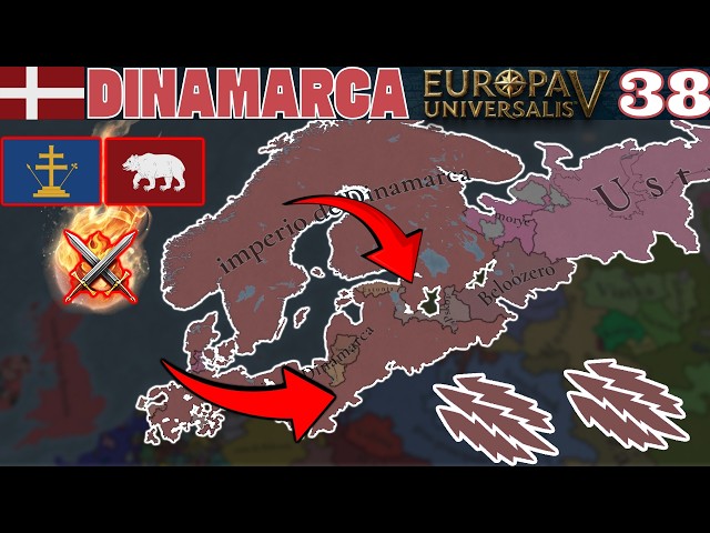 Europa Universalis V [DENMARK] - Ep. 38 "Advances into Russia" EU5 English Gameplay