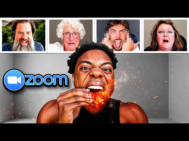 IShowSpeed Ragebaits ANGRY VEGANS with MEAT on zoom!