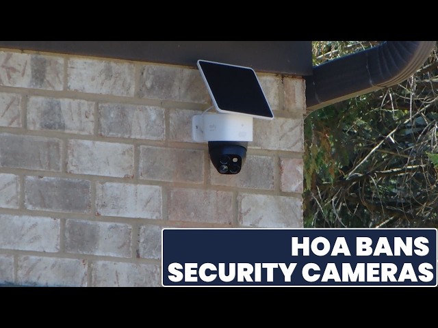 HOA bans home security cameras