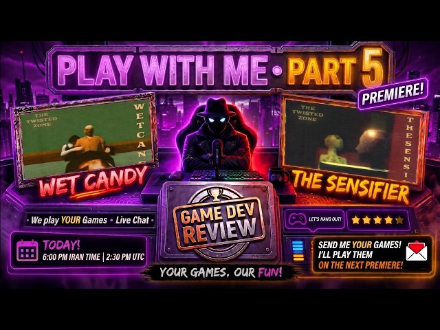 Game Dev Reviews 2 Mentally Ill Horror Games | PLAY WITH ME 05