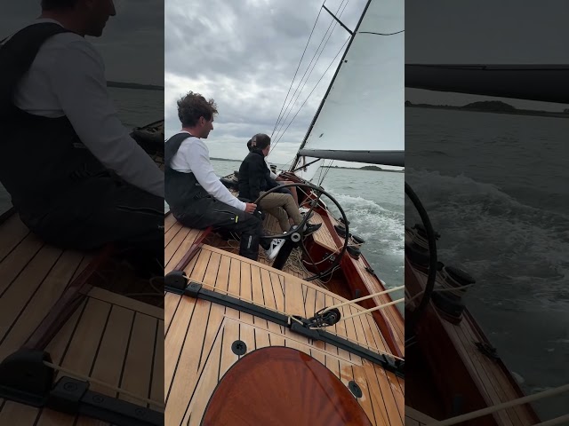 What it's like to sail the new Q7 #yachting #yachtdesign #woodboat #sailing #sailinglife #sailing
