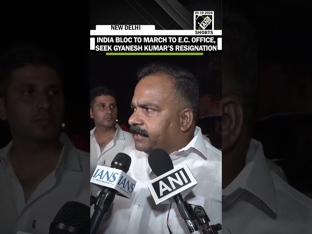 “INDIA Bloc MPs will march to the Election Commission office tomorrow”: Congress MP Manickam Tagore