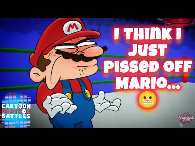 Mario's Hilarious Loss Reaction- Cartoon Beatbox Battles 