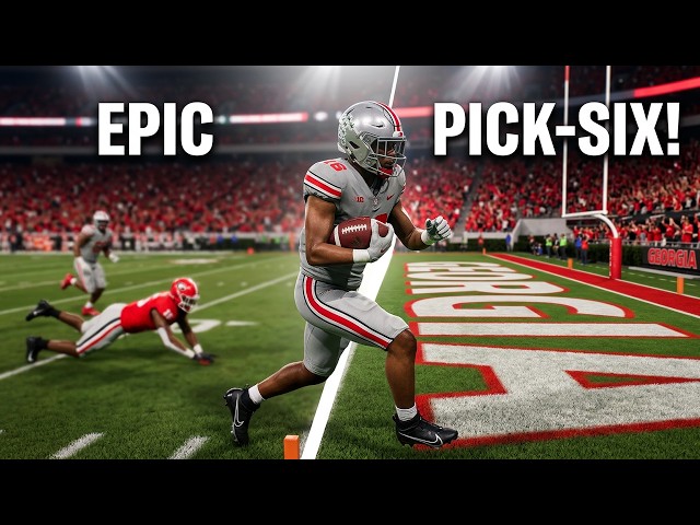 Ohio State Pick Six TD Against Georgia! EA College Football 27 PC