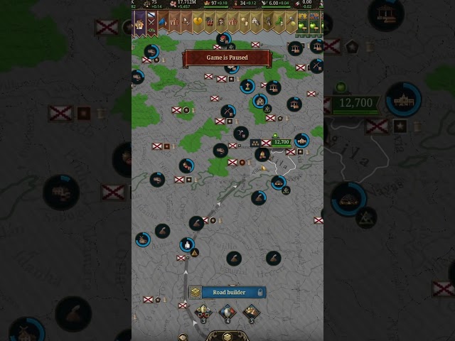 Building Roads = More Control = More Income! #eu5 #europauniversalis