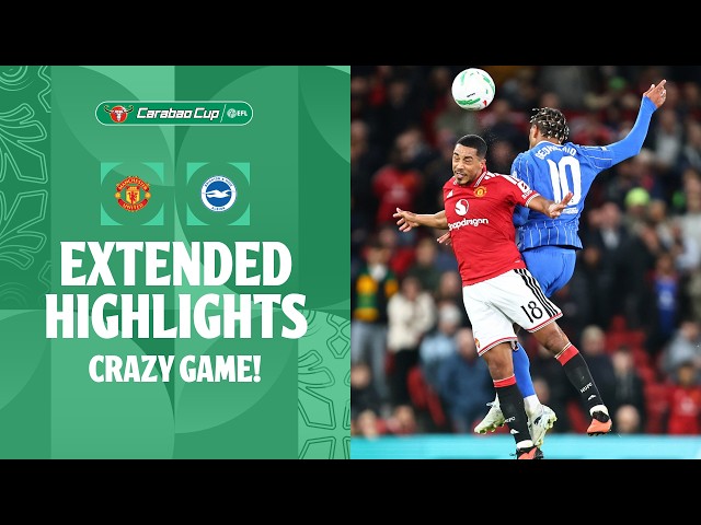 CRAZY GAME! | Manchester United v Brighton extended highlights
