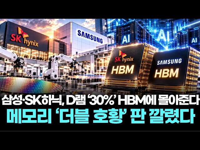More HBM means less DRAM: The massive impact of Samsung and SK Hynix’s ‘30% shift’