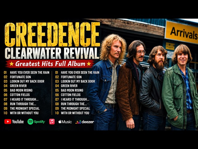 CCR Greatest Hits 🎸 The Very Best of Creedence Clearwater Revival | Classic Rock Collection #t39