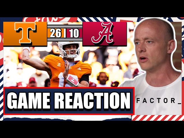Tennessee UPSETS Alabama...Rapid Reaction - Josh Pate's College Football Show