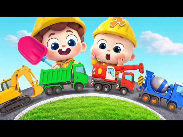 Let's Dig Construction Trucks | If You Dig It | Nursery Rhymes & Kids Songs | BabyBus