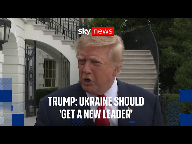 Trump says Ukraine should 'get a new leader' as Zelenskyy slams US diesel deal with Putin