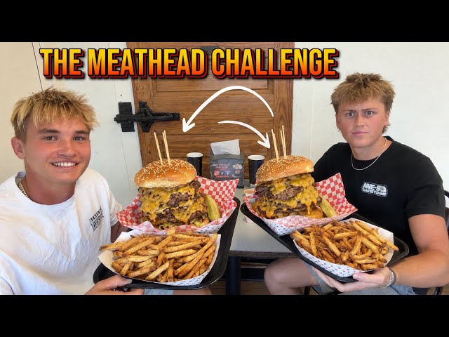 Noah And I Take On The Meathead Challenge (Man vs. Food)