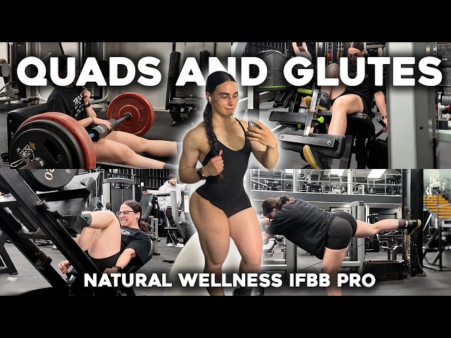 How I Train my Quads + Glutes | Raw Training Session + Tips |  IFBB Wellness Pro | Lulubellelifts
