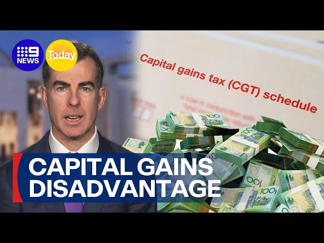 Capital gains tax change to disadvantage Australians | 9 News Australia