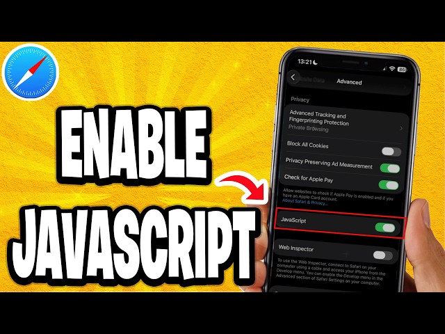 How To Enable JavaScript On Safari