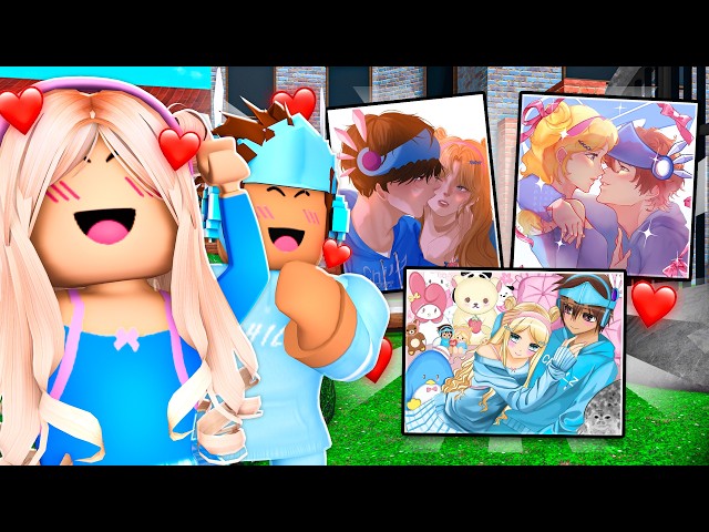 Reacting To FAN ART With My BOYFRIEND... (MM2)