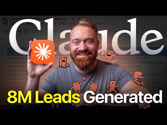 How I Get 8M+ Leads Using Claude Code (For Cold Email)