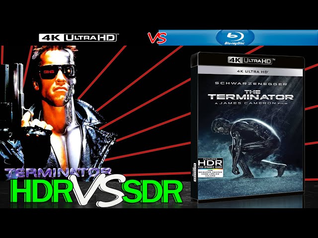 The Terminator 1984 HDR ANALYSIS 4K UHD Blu Ray vs 1080p BD SDR 100nits #TRUE_DIFFERENCE