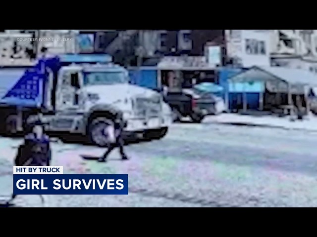 Video captures frightening Mack truck crash that left girl with only minor injuries, witnesses say
