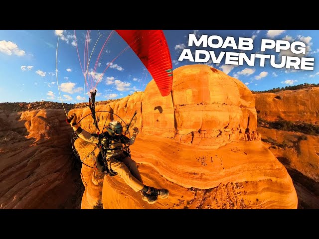 This Is The COOLEST Place To Fly Paramotors EVER... (Moab, Utah)
