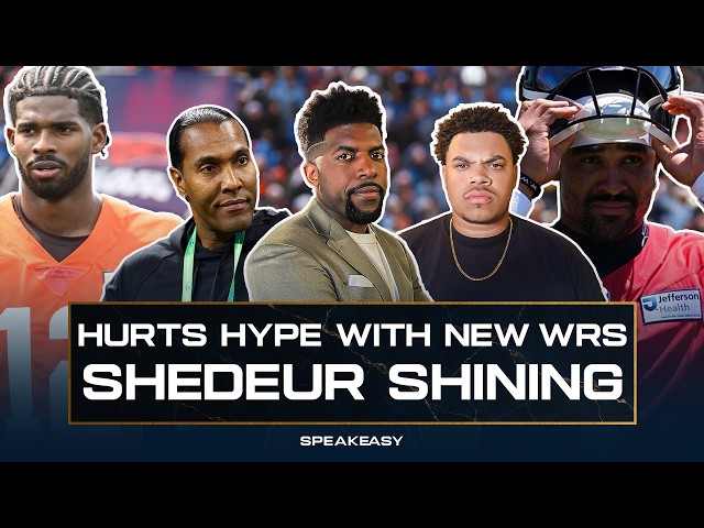Acho, T.J. & Carebear React To Browns QB Competition, Hurts’ New Offense, 49ers Injuries & MORE!