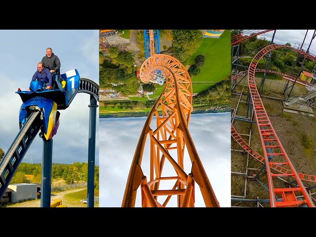 Every Roller Coaster At Skyline Park in Germany! Onride POV