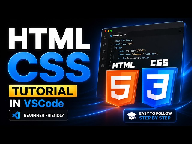 HTML CSS Project - How to Make Website Using HTML and CSS