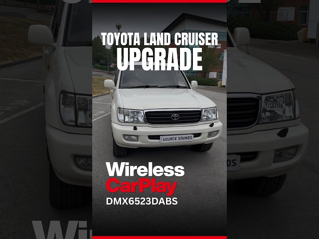 Toyota Land Cruiser Adds Wireless CarPlay, Android Auto, DAB+ KENWOOD #toyotalandcruiser #carplay