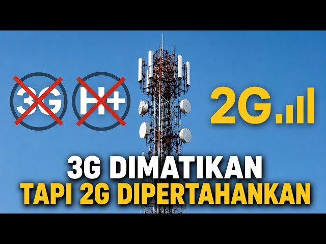Kenapa 2G Masih di Pertahankan Sedangkan 3G dimatikan? Ini dia penjelasannya