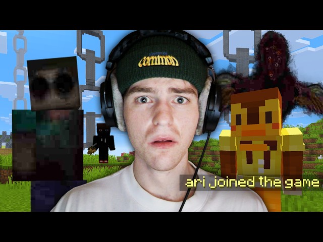 beating the scariest minecraft mod but ari wont shut up