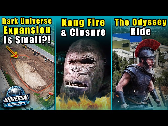 Kong Fire, Odyssey Ride, 1AM Nights, Dark Universe, Drift, CityWalk & More Universal Studios News