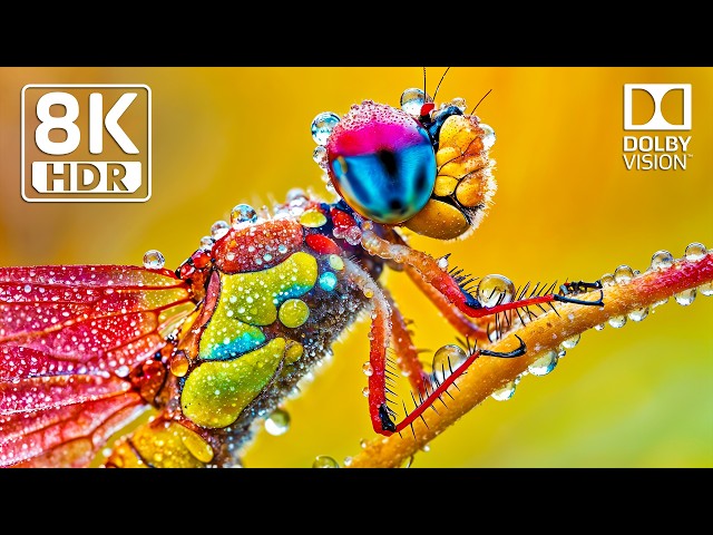BEST HDR Display Test 240fps | Macro OLED 4K HDR Video (8K Video ULTRA HD TV)