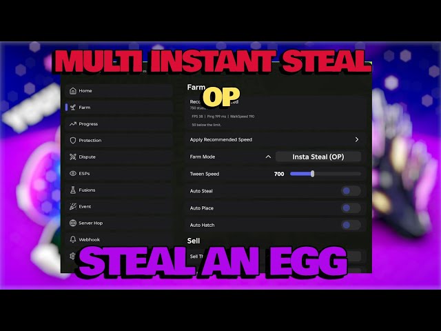 Steal An Egg Script - MULTI INSTANT STEAL, INSTANT STEAL, TWEEN STEAL, INSTANT CLAIM & NEW OP 💀