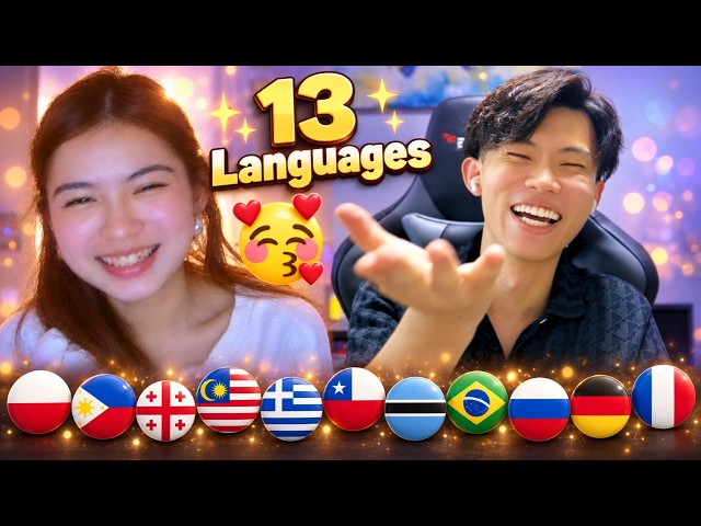 We Couldn't Stop Laughing! I Spoke 13 Languages with Strangers 😂